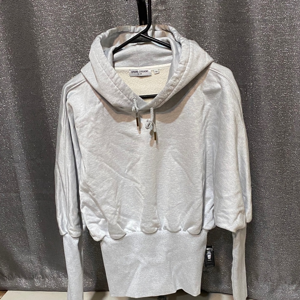 Opening Ceremony Metallic Gray Hoodie
